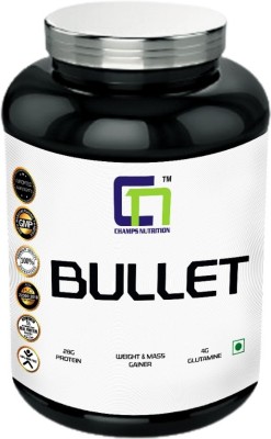 CHAMPS NUTRITION BULLET Weight Gainers/Mass Gainers(2.25 kg, BABANA, STRABERRY, CHOCLATE)