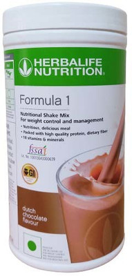 HERBALIFE Formula 1 Nutrition shake Chocolate Plant-Based Protein(500 g, Chocolate)