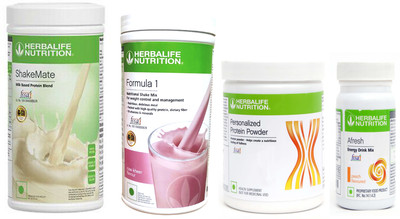 HERBALIFE FORMULA1 ROSE KHEER PROTIEN 200 G AFRESH ENERGY DRINK PEACH SHAKEMATE Plant-Based Protein(1.25 kg, ROSE KHEER, PEACH)