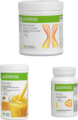 HERBALIFE F1-SHAKE MIX-MANGO.PROTINE POWDER 200GM.AND LEMON (PACK OF 3) Protein Shake(750 g, MANGO, LEMON)