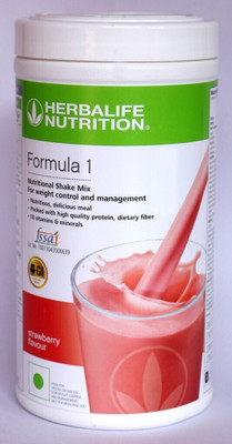 HERBALIFE Formula 1 Nutrition Shake Flavor Plant-Based Protein(500 g, Strawberry)