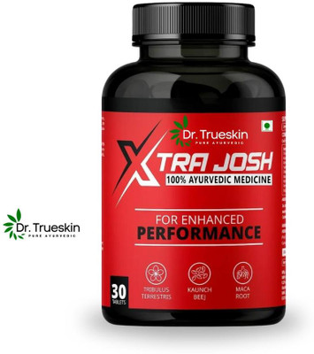 Dr.trueskin Xtra Josh Capsules with Natural Boost Red Pack B001 Energy Bars(30 Capsules, No Flavor)