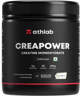 Athlab (by ) CreaPower Micronized Creatine Monohydrate from Germany) Creatine(250 g, Unflavoured)