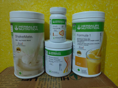 HERBALIFE WEIGHT LOSS COMBO MANGO SHAKE AFRESH CINNAMON PARTEIN POWDER 200GM Protein Shake(4 pounds, mango shake)