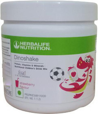 Herbalife Nutrition Dinoshake Drink mix -Strawberry Flavour For Children Plant-Based Protein(200 g, Strawberry)