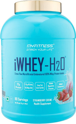 MYFITNESS iWhey H2O Strawberry Creme 2kg Whey Protein(2 kg, Strawberry Creme)