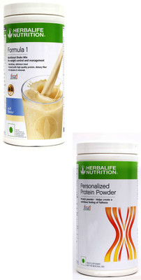HERBALIFE Formula1 Shake Kulfi Flavor With Personalized Protein Powder 400 Gram Plant-Based Protein(900 g, Kulfi)