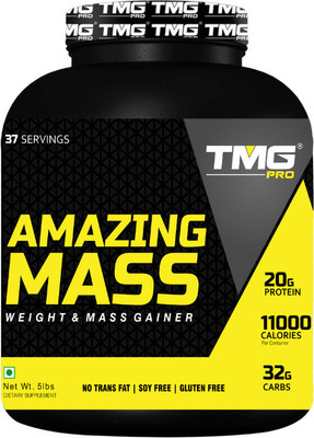 TMGPRO Amazing Mass - 1 kg Weight Gainers/Mass Gainers(1 kg, VANILLA)