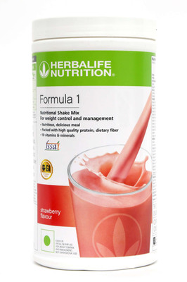 HERBALIFE Formula 1 Nutritional Shake Mix - Strawberry Flavor For Weight Loss Protein Shake(500 g, Strawberry)