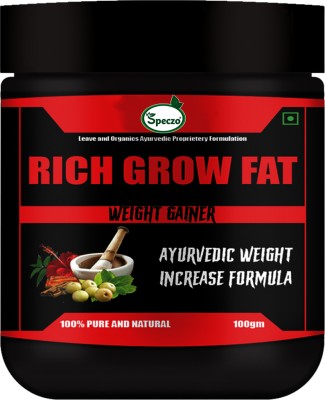 speczo Rich Grow Weight Gain Powder, Builds Stronger Muscle, Weight Gainer/ Men Women Weight Gainers/Mass Gainers(100 g, No Flavour)