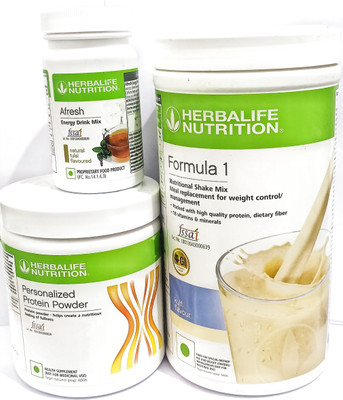 HERBALIFE Formula1 Kulfi 500g Protine Powder 200g & Tulshi Afresh 50g Protein Blends(750 g, Kulfi Tulshi)