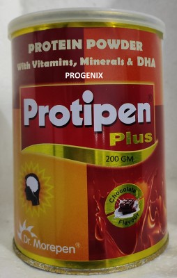 Progenix PROTIPEN PLUS DHA PROTEIN POWDER WITH VITAMIN&MINERAL FOR ENERGY,MASS & MUSCLE Protein Blends(200 g, CHOCOLATE)