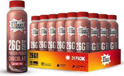NOT ROCKET SCIENCE Protein Punch Chocolate Protein Shake(6720 ml, Chocolate)