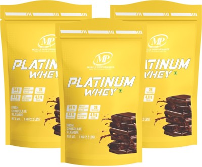 Muscle Performance MP WHEY PROTEIN CHOCOLATE PACK OF 3 Whey Protein(3 kg, CHOCOLATE)