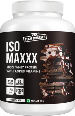 TEAM MUSCLES ISO MAXXX Chocolate Whey Protein(2 kg, Chocolate)
