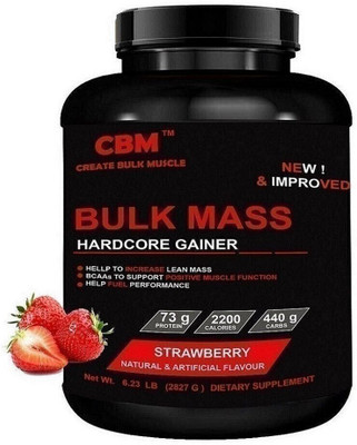 CREATE BULK MUSCLE WEIGHT GAIN STRAWBERRY Weight Gainers/Mass Gainers(2827 g, STRAWBERRY)