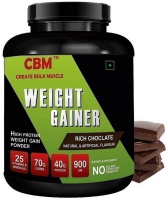 CBM WEIGHT GAIN 1KG CH Weight Gainers/Mass Gainers(900 g, CHOCOLATE)