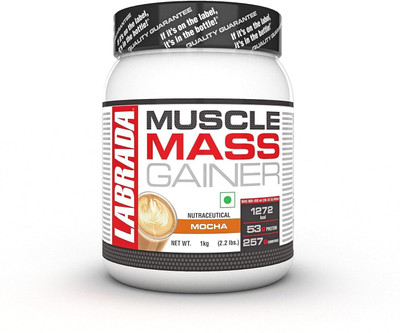 Labrada nutrition Muscle Mass Gainer 1 kg (Mocha) Weight Gainers/Mass Gainers(1 kg, Mocha)