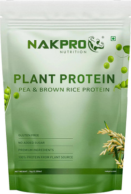 Nakpro Plant Protein Plant-Based Protein(1 kg, Chocolate)