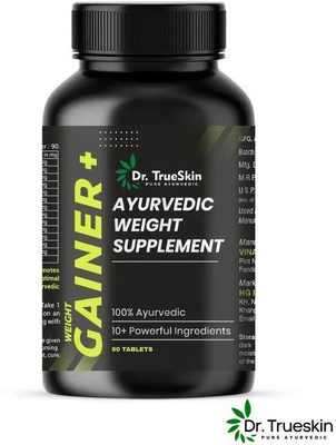 Dr.trueskin Weight Gainer+ Extreme Bulk Formula Weight Gainers/Mass Gainers(90 Capsules, Unflavored)