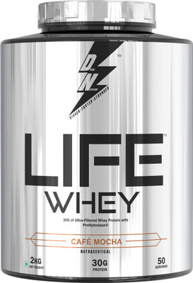 Dn With Divine Nutrition LIFE WHEY-CAFE MOCHA 2KGS Whey Protein(2 kg, Cafe Mocha)