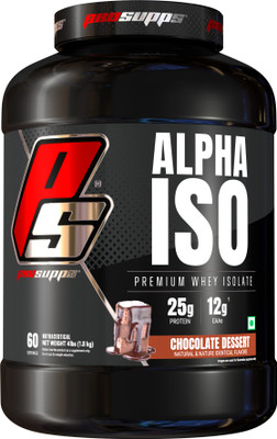 PROSUPPS Alpha ISO - Premium Whey Isolate Whey Protein(1.8 kg, CHOCOLATE DESSERT)