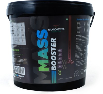 Hulkbooster MASS BOOSTER CHOCOLATE 12 LBS Whey Protein(5.5 kg, Chocolate)