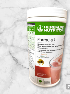 HERBALIFE Formula1 Shake -500gm-Strawberry Nutrition Bars(500 g, strawberry)