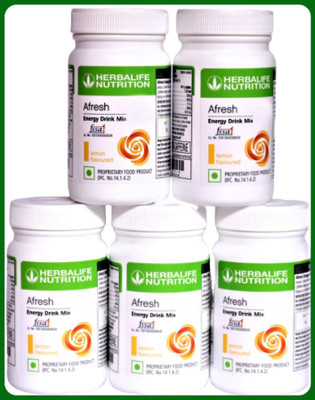 Herbal Nutrition Life Afresh Energy and Nutrition Drink (50 g, lemon Flavored) Protein Shake(250 g, LEMON)
