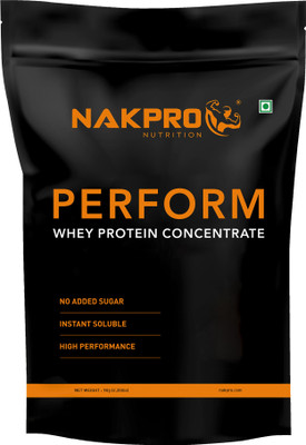 Nakpro PERFORM Whey Protein Supplement Powder Whey Protein(1 kg, Vanilla)