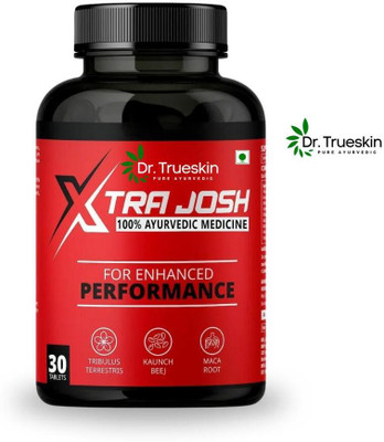 Dr.trueskin Xtra Josh Capsules for Power & Pride Red Pack B001 Energy Bars(30 Capsules, No Flavor)