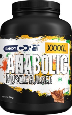 BCS XXXXL Anabolic Muscle Builder-3Kg(Chocolate) Weight Gainers/Mass Gainers(3 kg, Chocolate)