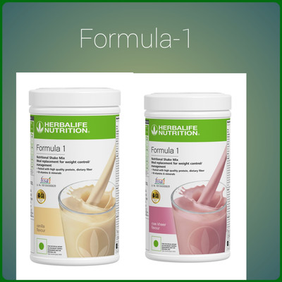 Herbal Nutrition Life Formula 1 Shake 2 Pieces Protein Shake All Flavor Weight Loss Protein Shake(1000 g, Vanilla Rose Kheer)