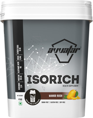 Avvatar Isorich Protein Whey Protein(4 kg, Mango Rush)