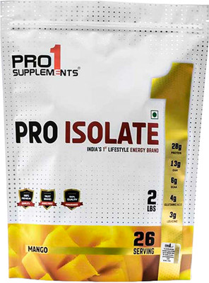 Pro1 Supplements Pro Isolate |Whey Isolate Protein Powder Concentrate for Women and Men Creatine(2 pounds, Mango)