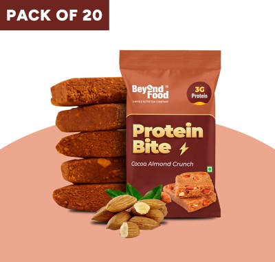 Beyond Food Protein Bites | Cocoa Almond Crunch Protein Bars(240 g, Cocoa Almond)