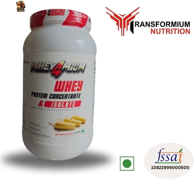 transformium Nutrition WHEY4MIUM WHEY PROTEIN CONCENTRATE & ISOLATE Whey Protein(1 kg, DRY FRUIT DELIGHT)
