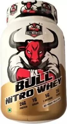 Clown Nutrition BULL NUTRITION 100% BULL NITRO WHEY WITH ULTRA POWER (2.2lbs, 1kg,Chocolate) Whey Protein