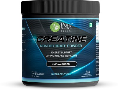 Pure Nutrition Creatine Monohydrate Pre-Post Workout Supplement Energy for Athletic Performance Creatine(100 g, Unflavoured)