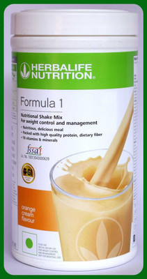 isha herbal store Formula 1 Nutritional Shake Mix - Orange Cream Flavor For Weight Management Protein Shake(500 g, Orange, Cream)