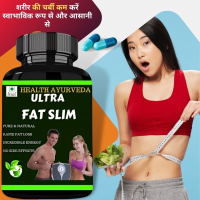 Health Ayurveda Ultra Fat Slim Fat Burner - 30 Capsules (Pack Of 1) Plant-Based Protein(30 Capsules, unflavoured)