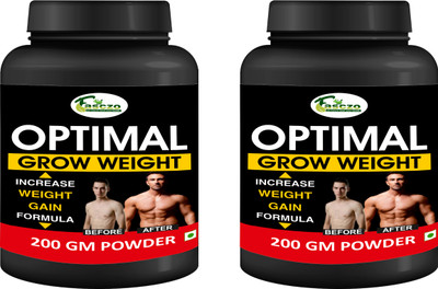 Fasczo Optimal Weight Gain Powder |Weight Gainer with Enzyme Blend, Protein Powder Weight Gainers/Mass Gainers(400 g, No Flavour)