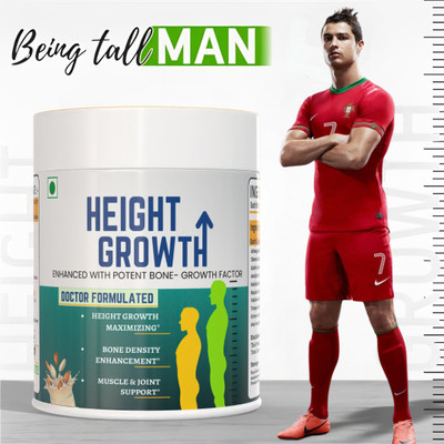 The Gromming guru Height Growth - Height Increase Supplement for Look Taller and Feel Confident | Whey Protein(100 g, Creamy)