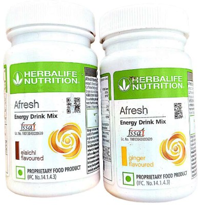 Herbalife Nutrition AFRESH ENERGY DRINK MIX-GINGER AND ELAICHI Protein Shake(100 g, ELAICHI, GINGER)