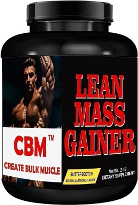 CBM Lean Mass Gainer Butterscotch 2LB 950gm Weight Gainers/Mass Gainers(2 pounds, Butterscotch)