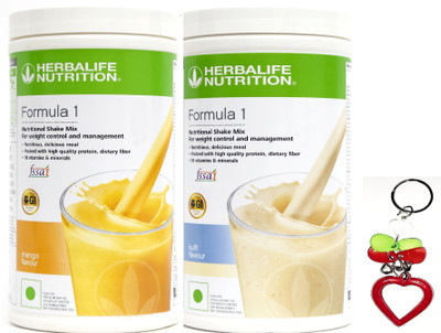 HERBALIFE Weight Loss Formula 1 Plant-Based Protein(1000 g, KULFI, MANGO)