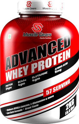 Muscle Gears Advance whey 5 lbs Vanilla Whey Protein(2.2 kg, Vanilla)