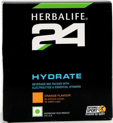Herbalife Nutrition H24 Hydrate Drink Orange Flavour Energy Drink-100g Plant-Based Protein(100 g, Orange)