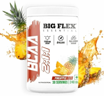 Bigflex Essential BCAA 30 Servings for Muscle Recovery & Endurance Supplement BCAA(240 g, Pineapple)