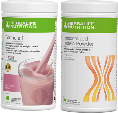 Herbalife Nutrition F-1 SHAKE MIX-ROSE KHEER AND PROTINE POWDER-400GM (PACK OF 2) Protein Shake(900 g, ROSE KHEER)